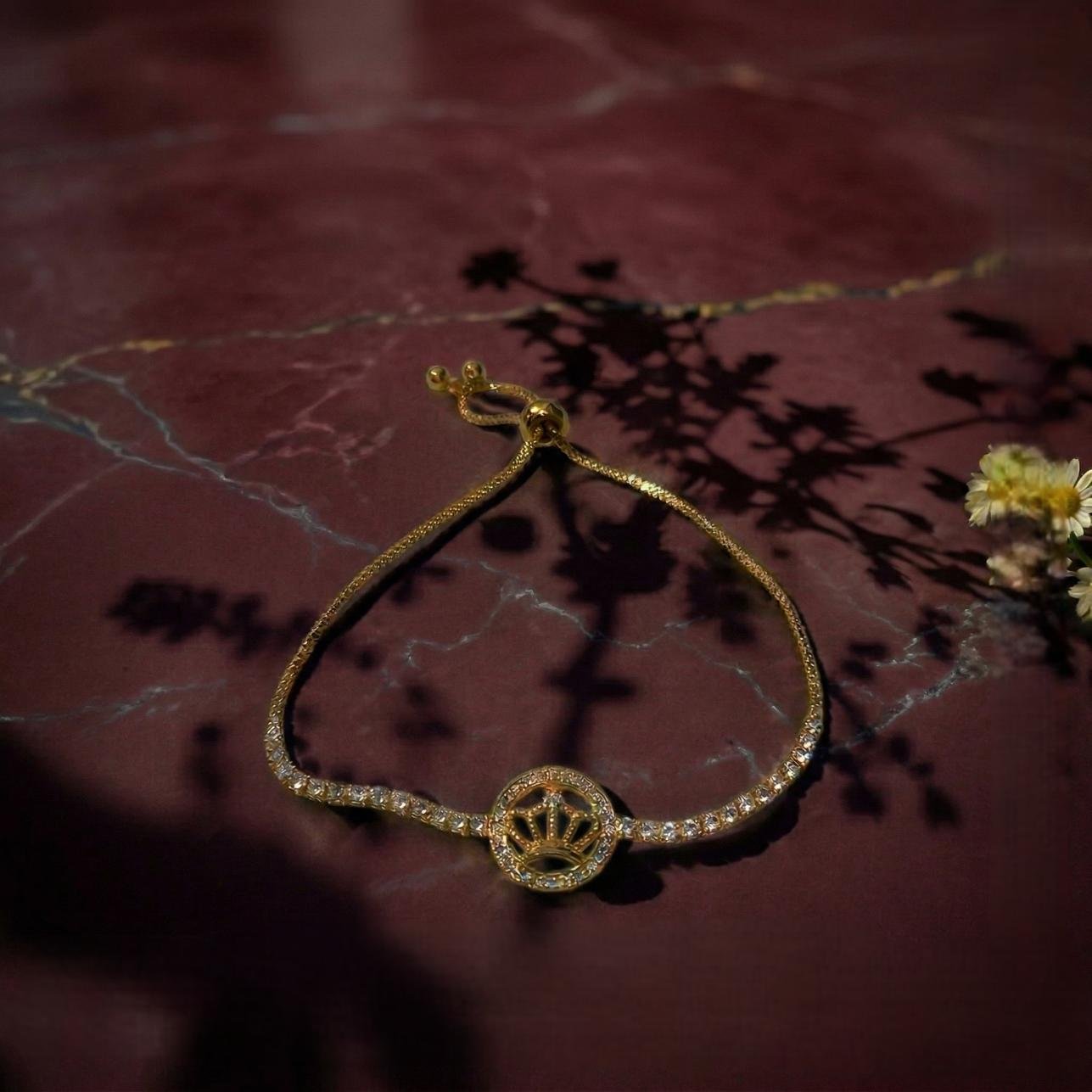 Princess Adjustable Bracelet - Gold